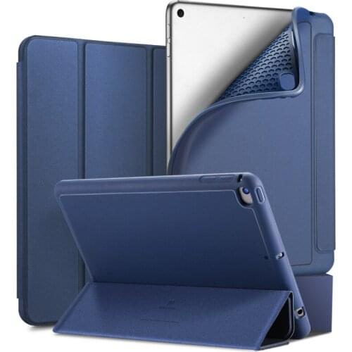 Original High Quality Smooth Skin Touch Pu Leather Case For Ipad Mini 5 2019 Soft Silicone Smart Flip Cover For Ipad Mini 2019