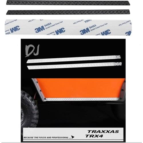 DJ TRX4 Shell Side Skirt Skid Plate Rear Skid Plate Body Metal Plate RC Car Upgrade Accessories carro de control remoto