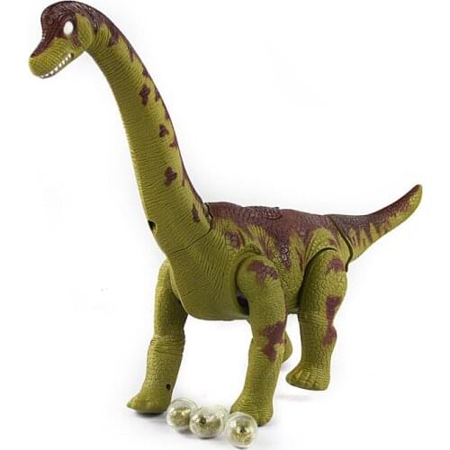 Electric Toy Dinosaur Model Lay Eggs Can Walk Call Projection Function Simulation Brachiosaurus Ready-to-go Movie & Tv Unisex