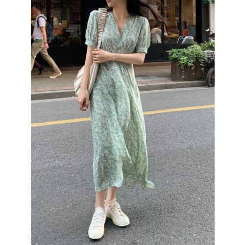 FLHJLWOC Green Summer Dresses