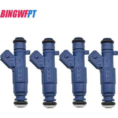 4pcs Fuel Injectors Nozzle For Chery elegant 473 BYD FO Geely Panda BYD F0 Hatchback 1.0 OEM: 0280156263