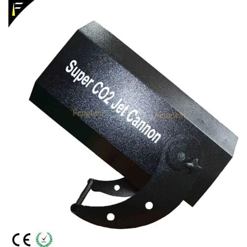 Hangable DMX512 Super CO2 Jet Cannon Machine Injection Co2 powerful Flush Blaster Cylinder 12m Spray For Dance Floor Night Club