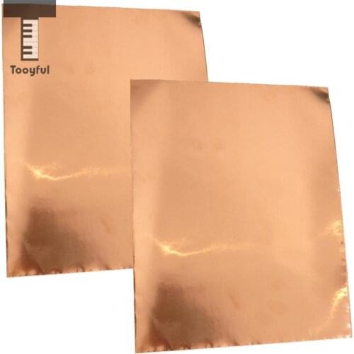 Electric Guitar Copper Foil Tape Self Adhesive EMI Shielding 30cm*20cm 2 Sheet Pack