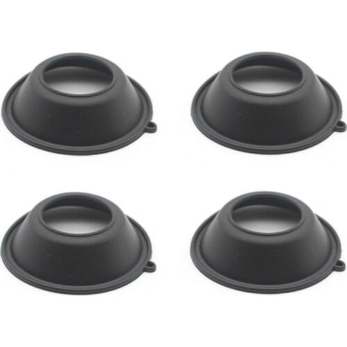 Motorcycle 4Pcs Carburetor Film Diaphragm Rubber Carburetor Vacuum Membrane for Honda VLX400 Steed400 VLX/Steed 400