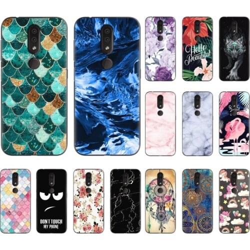 Soft Phone Case For Nokia 4.2 Colorful Painted Cool Design TPU Silicone Back Phone Cover