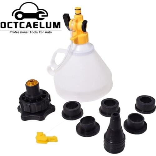 Coolant Radiator Filling Tool Refilling Funnel Tool Kit 31/35/40/42/45mm Adaptor For Ford GM Chrysler Honda Toyota Suzuki Nissan