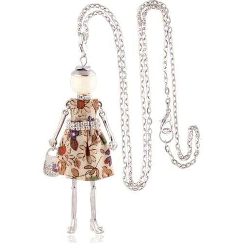 New Arrival Necklace For Women Fashion Pendant Jewelry Cute Long Necklace Dress Statement Sweater Chain Alloy Girl Gift