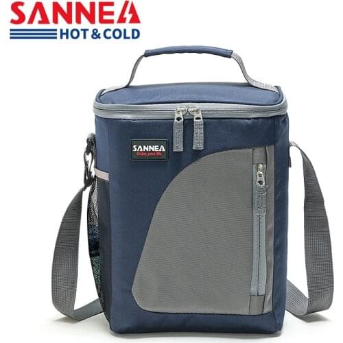 SANNE 9L Portable Insulated Thermal Lunch Bag Storage Container Thermal Lunch Bags for Unisex Multifunction Picnic Lunch bag