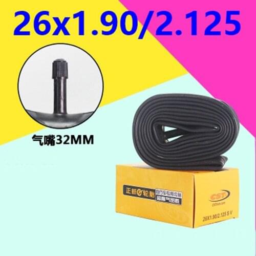 High Quality 26x1.90/2.125 Inner Tube 26 Inch 26x1.90 Inner Tire 26x2.125 Inner Camera for Bicycle Bike Parts