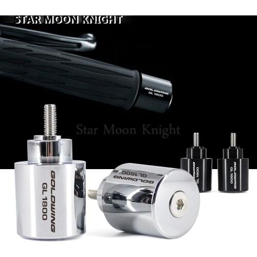 Motorcycle Handle Bar End Weight Handlebar Grips Cap Anti Vibration Silder Plug For HONDA Gold Wing 1800 GL1800 GL 1800 2001-20