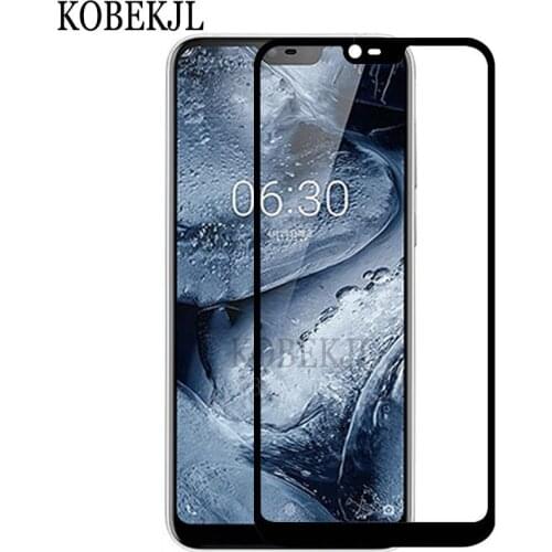 For Tempered Glass Nokia 6.1 Plus Glass Screen Protector Nokia 6.1 Plus 6.1Plus 2018 TA-1099 TA-1043 Full Cover Protective Film