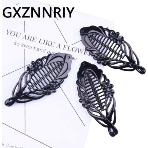 Fish Black Hair Clips for Women Accessories Hairpins Hairclip Korean Fashion Barrette Claw Clip Girls Birthday Gifts Jewelry