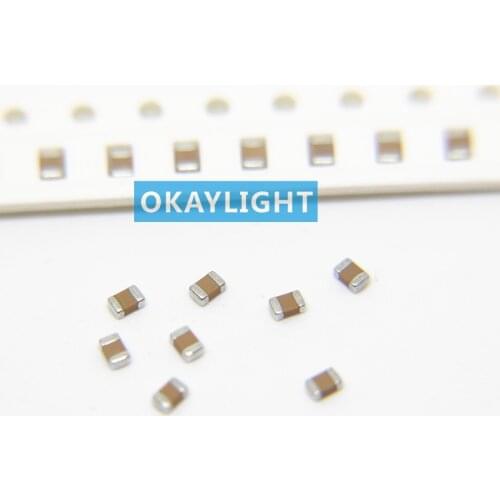 100 PCS 0805 SMD Multiplayer Ceramic Chip Capacitors 0.5PF-47UF 22pF 100pF 1nF 100nF 0.1uF 1uF 2.2uF 4.7uF 10uF 22uF 106, 104