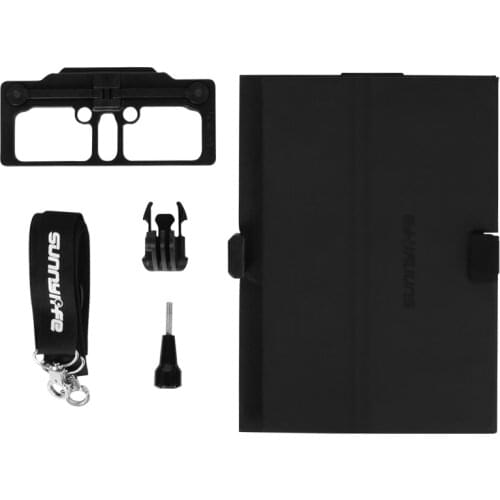 2 in 1 Remote Control Tablet Holder Stand with Sun Hood Lanyard for DJI Mavic Mini/ Air 2/2S/ Mini/ Air/ Spark Remote Controller