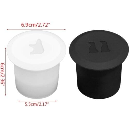 3D Animal Ice Cube Mold Silicone Freezer Polar Bear & Penguin Cup Eco Friendly D 87HA