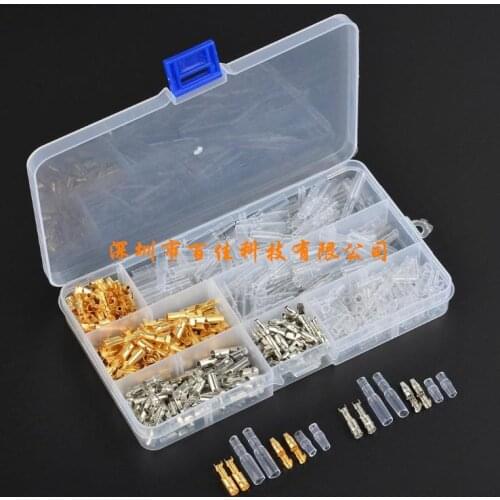 400Pcs Box 4.0 bullet plug/socket sheath 6 in 1 male female terminal of plug connector