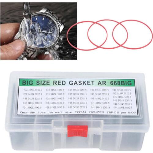Watch parts Watch Repair Tool AR‑668BIG Watchmaker Rubber Waterproof O Ring Watch Back Gasket Seals Washers Watch Gasket
