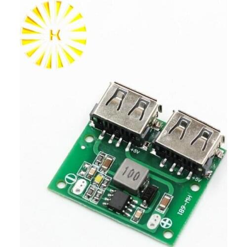9V 12V 24V to 5V DC-DC Step Down Charger Power Module Dual USB Output Buck Voltage Board 3A Car Charge Regulator 6-26V Connector