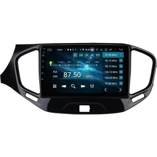 CarPlay & Android Auto 1 DIN 9" PX6 Android 10 Car Stereo Radio DVD GPS Bluetooth 5.0 WIFI for LADA VESTA 2015-2020
