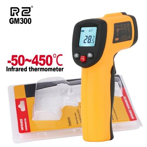RZ Digital Infrared Thermometer Non Contact Laser Thermometer Temperature Gun -50-550℃/-58-1022℉ Outdoor Thermometer Industrial