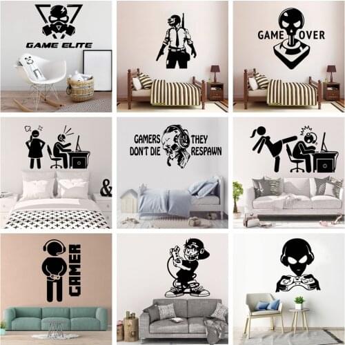 Diy Game Wall Art Decal Decoration PS4 Fashion Sticker For Kids Rooms Decoration Vinyl Decals