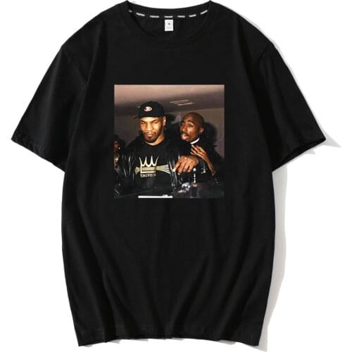 Funny 2 Pac Tupac Boxing Legends Mike Shakur Dr Dre La Trap Hip Hop Rap T Shirt Men Cotton Tees Streetwear