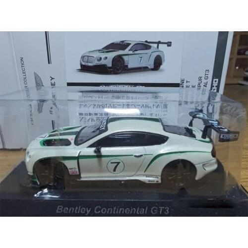 1/64 Kyosho Alloy Car Bentleys Continental GT3 No. 7 Rare Collection Ornaments