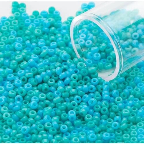 Taidian Miyuki Seedbeads Round 11/0 2mm Glass Beads For Jewelry Finding Luxurious 3/5/10/20grams Mix Colors