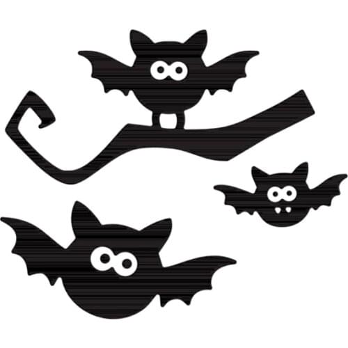 Tree Branch Bats Halloween Series Metal Cutting Dies Scrapbooking For Card Photo Album Making DIY Crafts Stencil 2021