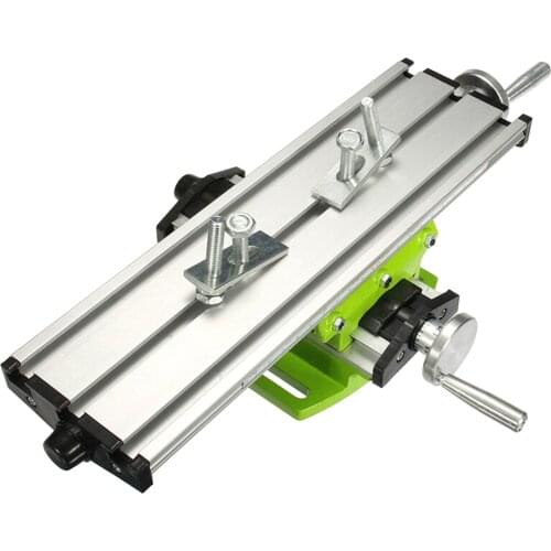 Mini Precision Multi-function Table Bench Vise Bench Drill Milling Machine Fixture Work Table Worktable Cross Milling Machine