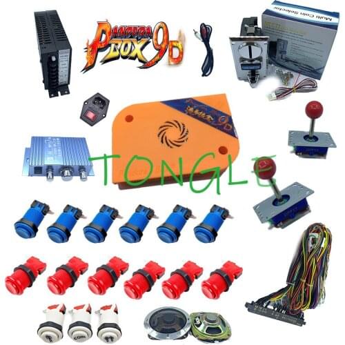 Newest Pandora Box 9D 2500 in1 arcade version jamma game board full kit America button for DIY video games machine mortal kombat