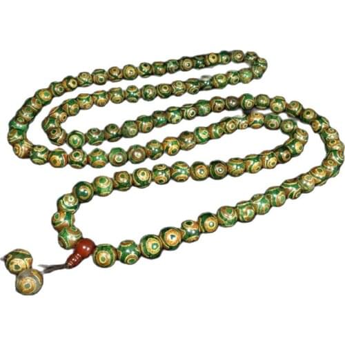 Tibet Three Eye Pearl Ancient Agate 108 Accessories Bracelet Bracelet Necklace