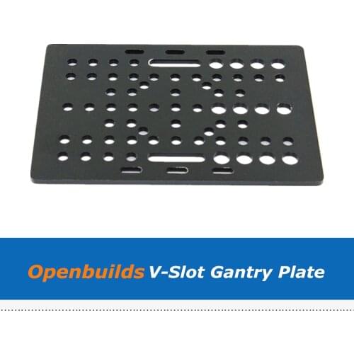 CNC Machine 3D Printer Parts DIY Openbuilds Big V-slot Gantry Plate, 20-80mm Aluminium V Slot Linear Extrusion C-beam