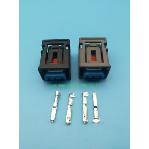 10pcs 3-pin 2.2 mm female plug ignition coil high voltage harness connector for 1W7T-14A464-MA left and right card slot