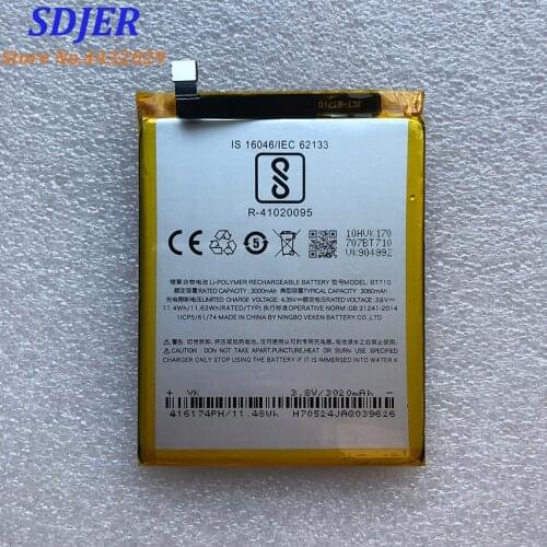 High Quality Original For Meizu Mei Zu blue A5 BT710 Battery M5c M710M M793Q Batterie Bateria Batterij Accumulator 3060mAh