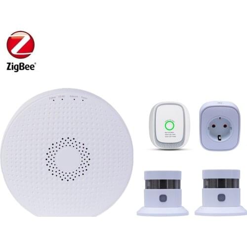 Heiman Zigbee Multi-function Gateway Hub Wireless Zigbee Hub Control by Smart phone App can be compatible with 100PCS Sensors