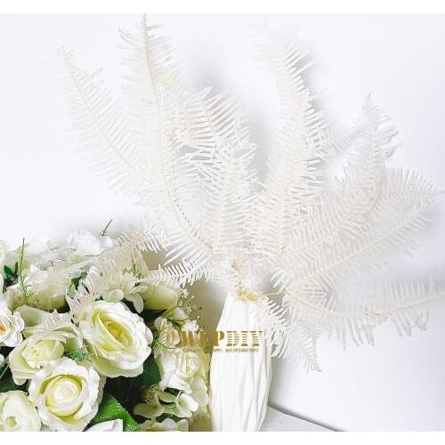 Large fern leaf curl fern wedding new Persian leaf wedding hall decoration color net red leaves