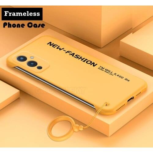 Fashion Frameless Phone Case For OnePlus 9 Pro oneplus 8T 8 Pro 7T Pro Slim Matte Hard PC Protect Cover Shell