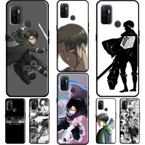 Anime Attack on Titan Levi Ackerman For OPPO Reno 2 Z 4 Pro A5 A9 A31 A53 2020 A1K A3S A5S A15 A52 A72 A83 F5 F7 Phone Cover