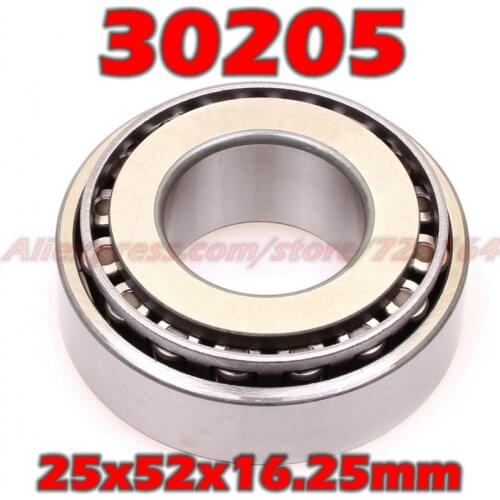 25x52x16.25 mm Tapered Roller Bearings 30205 7205E HR30205J 30205JR 30205A E30205J 30205VC12 30205U 30205E 25*52*16.25