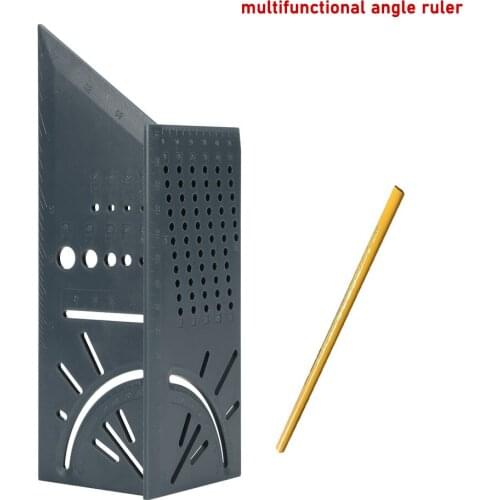 Woodworking Scribe Mark Line Gauge T-Type Ruler Multifunctional Square Layout Miter 90 Degree Gauge Measuring Gauging Carpenter