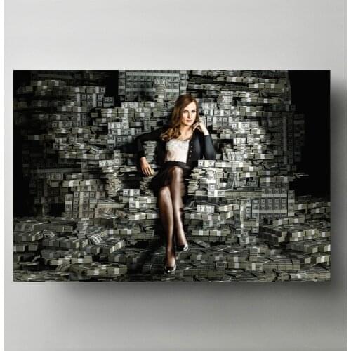Modern Art Print Poster Mollys Game Movie Money Many Dollars Banknotes Wall Picture Canvas Painting for Living Room Decor