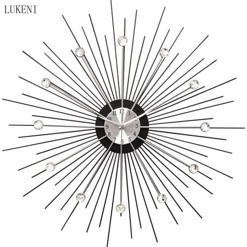 Clocks Wall Clocks Living Room Modern Simple Atmosphere European Creative Personality Wall Watches Home Fashion Quartz Clock