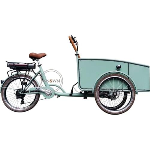 Pedal New Adult Tricycles Trekking Foldable Electric Cargo Bike Tandem Bicycle Reverse Cycling Storage Cart