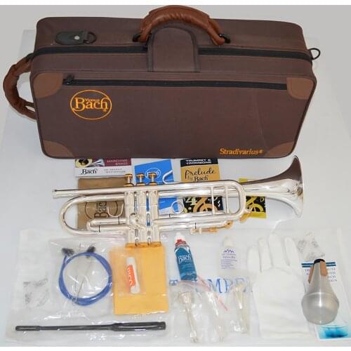 New MFC Bb Trumpet LT190S-98 Silver Plated Music Instruments Profesional Trumpets Mouthpiece Accessories Included Case