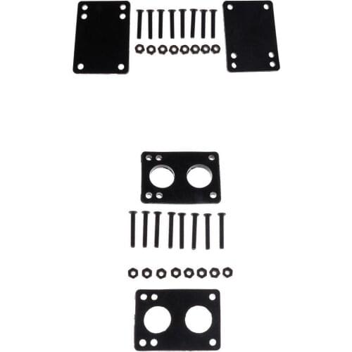 Skateboard Hardware Rubber Riser Pad Skateboard Screw Set Easy Installation 3mm Pad+6mm Pad