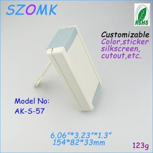 Plastic enclosure for electronics junction box (1 pcs) 154*82*33mm electrical box distribution box abs enclosure with bracket