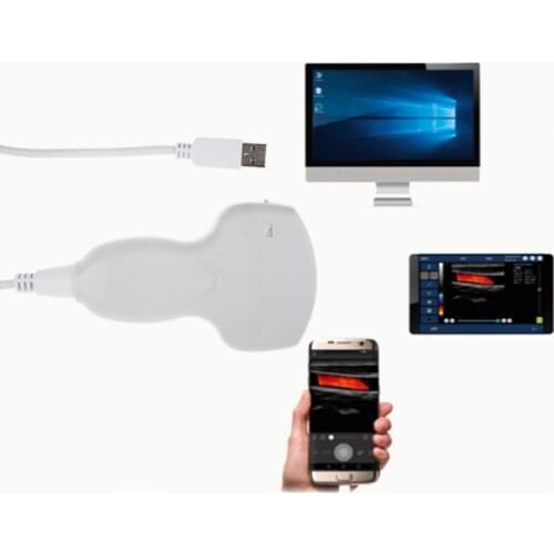 Cheapest portable color Doppler ultrasound machine/CE iPhone /Android connect wireless ultrasound machines Linear probe
