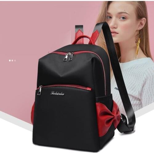 New Trend Female Backpack Fashion Casual Women Backpack Nylon School Bags Teenage Girl Shoulder Bags Female 2021 Backpack