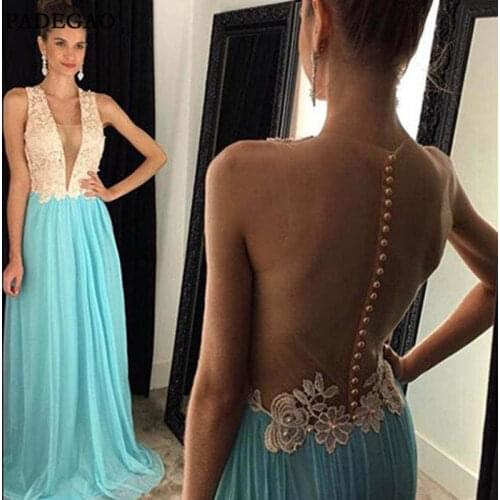Modest Evening Dress A-Line Long Prom Dresses Appliques Lace Beading New Evening Dresses Custom Made Vestido de noche